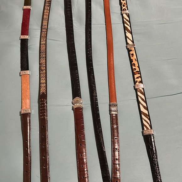 SIX vintage BRIGHTON belts. Two are reversible - Picture 2 of 3